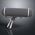 Studio Grade Professional Recording Microphone With Mesh Windscreen And Metal Stand