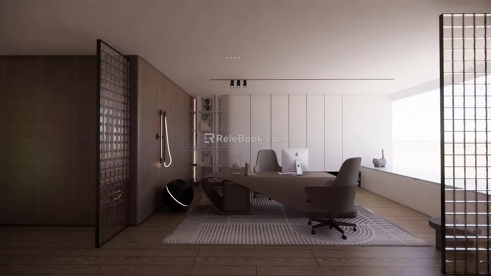 Modern office space 3d model