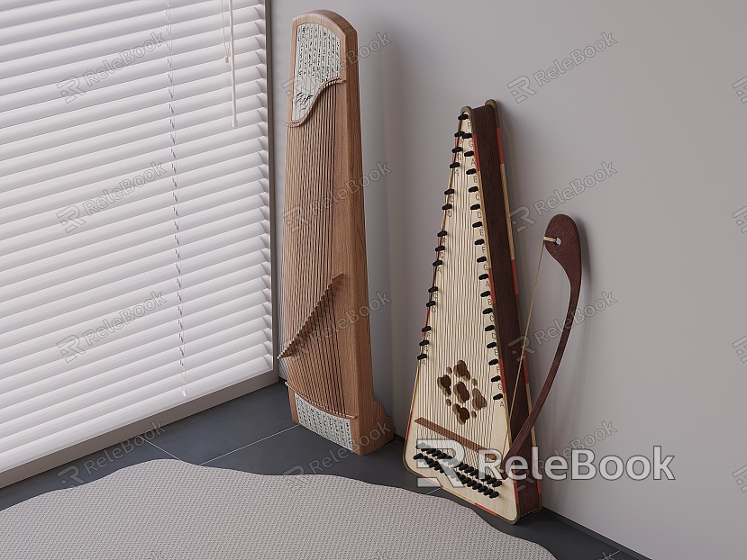 Guzheng Bow String Instrument Soltree model