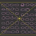 Colorful Badges With Various Designs Text And Patterns On Black Background