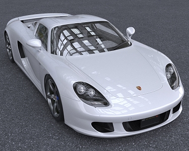 Porsche Carrera sports car 3d model