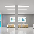 China Mobile 5G Plus Digital Store With Service Counter And 5G Products Display Area