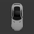 Silver Mercedes Two Door Sports Car With Black Roof And Red Brake Calipers