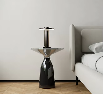 Modern Side Table Round Side Table Metal Side Table 3d model