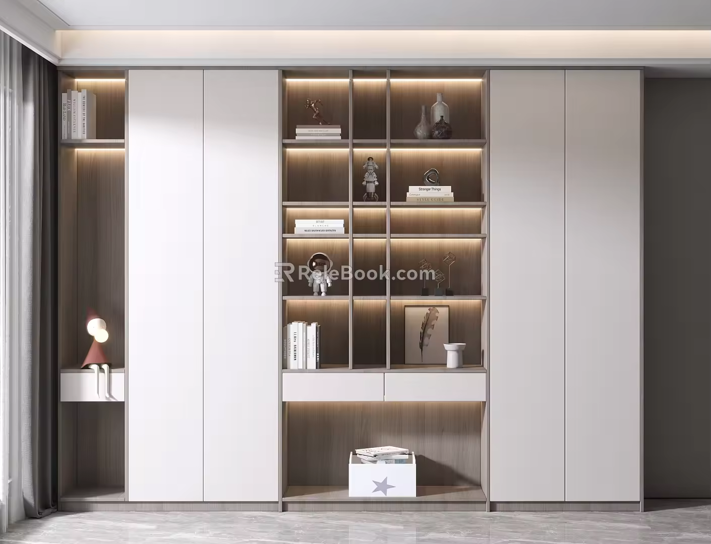 Bookcase 3d model