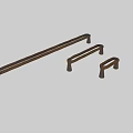 Modern Brass Door Handles With Sleek Long Bar Design And Various Sizes