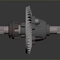 Industrial Equipment High Precision Mechanical Gear Shaft With Metal Components And Structure Design