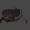 Tripod Mecha 3d model