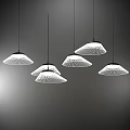 Multiple Modern Pendant Lights with Sleek Design and Hanging Style 3d model