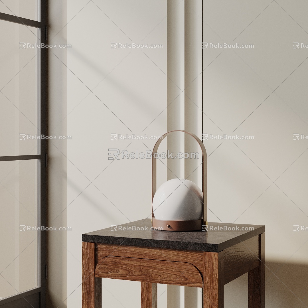 Modern table lamp 3d model