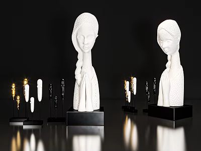 Modern Decorative Ornaments 3d model