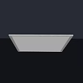 Bright Square Flush Mounted Ceiling Light With Modern Design For Home