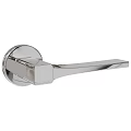 Sleek Chrome Plated Door Handle With Modern Metallic Design And Smooth Grip