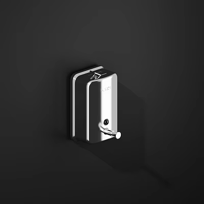 Modern Chrome Bathroom Accessories Wall Mounted Towel Holder With Sleek Design 3d model