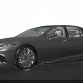 Lexus Silver Luxury Sedan With Modern Sleek Body And Alloy Wheels Exterior View