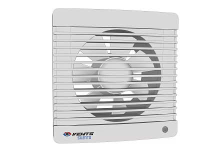 VENTS Air Conditioning Fan With White Grille Design For Home Ventilation 3d model