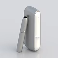 MIJIA Modern Silver Sleek Portable Electric Toothbrush With Charging Case 3d model