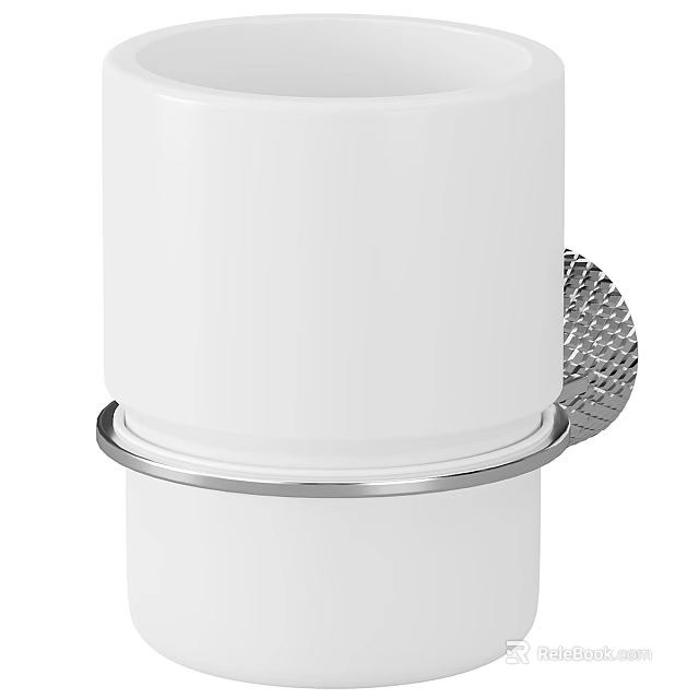 Modern Sleek Wall Lamp With White Body And Metallic Accent For Home Interior Decor 3d model 
