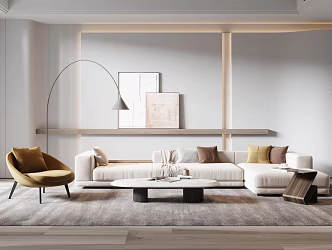 Modern Sofa Coffee Table Combination Sofa Coffee Table 3d model