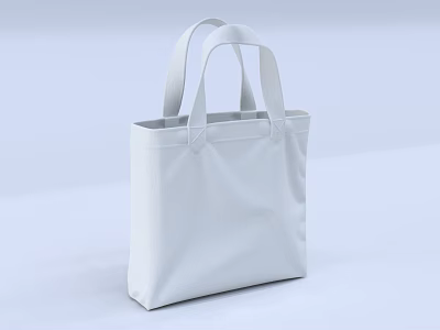 canvas bag tote bag bag cloth bag prototype 3d model