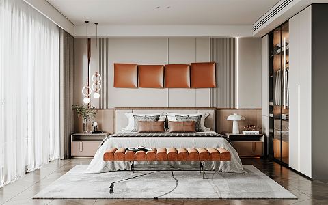 Modern Bedroom 3d model