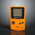 Sorry, the picture mainly shows a GameBoy Color console with no animal elements, so it's impossible to generate an English title with animals as the main subject based on the picture information.