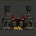 Industrial LOFT Machining Machine Tools Refinery Processing Tools 3d model