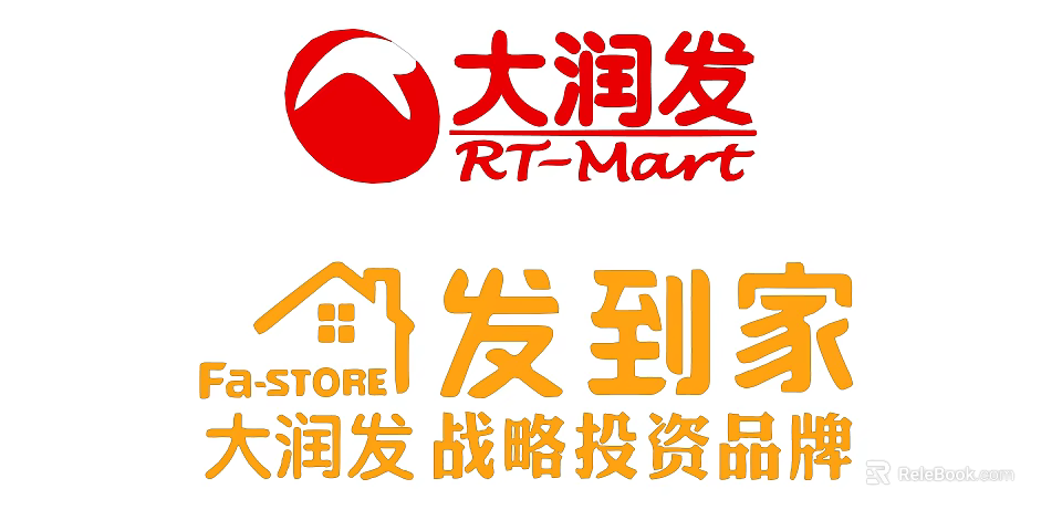 RT Mart Official Logo Featuring Fa STORE Strategic Investment Brand 3d model 