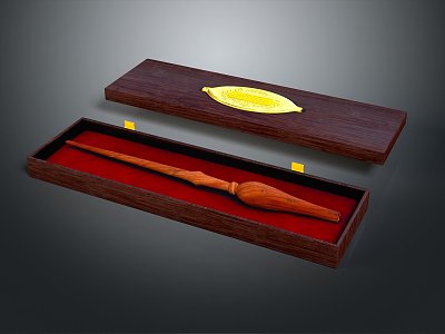 Modern Magic Wand Magic Wand Box Item 3d model