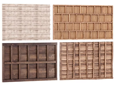 Wooden Ceiling Panel Designs With Various Wood Grain Styles For Interior Decoration 3d model