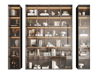 Modern Decorative Cabinet 3d model