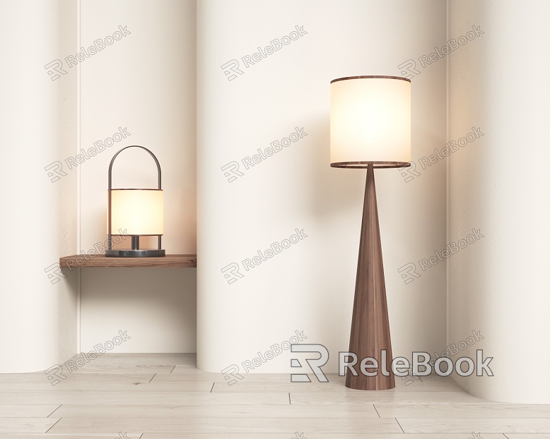 Modern lamp combination table lamp floor lamp combination model