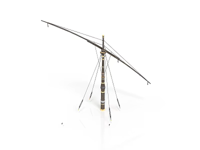 Household Clothes Drying Rack Foldable Tripod Stand With Extendable Arms 3d model