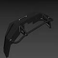 Black Metal Front Bumper With Tubular Guard For Off Road Vehicles