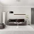 Modern Dining Room Interior With Dining Table Chairs Pendant Light And Black Cabinets