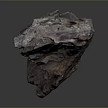 Raw Natural Wooden Stone With Irregular Shape And Brown Purple Textured Pattern