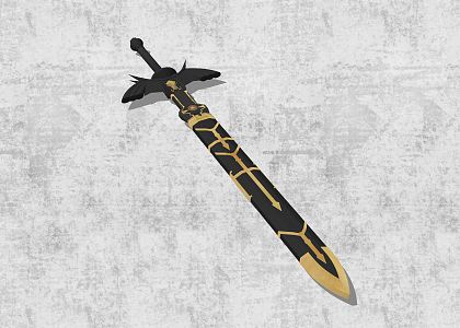 Modern Sword Toy Sword 3d model