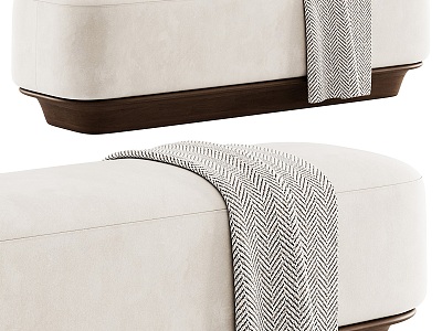 Modern Sofa Bench Fabric Bench model