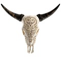 Sculpted cow skull 3d model