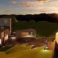 modern architecture 3d model