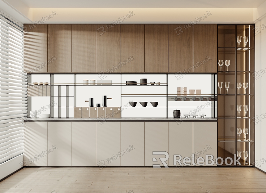 Modern Wine Cabinet model