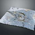 Rustic Wood Stone Panel With Natural Cracked Texture And Weathered Surface Details 3d model