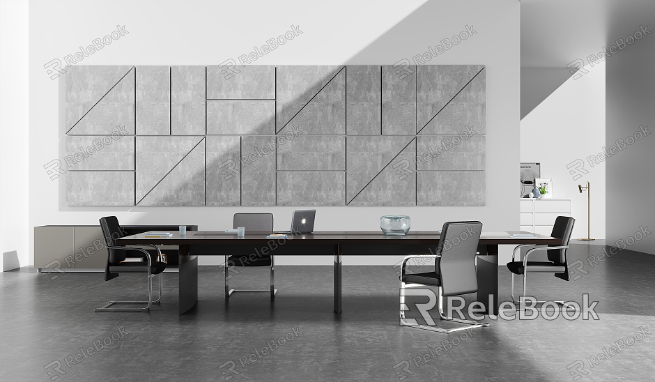 Modern Conference Table and Chair Conference Table model