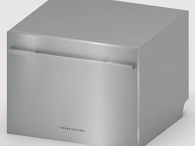 Fisher Paykel Stainless Steel Drawer Style Kitchen Appliance With Sleek Design 3d model