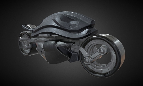 Sci-fi motorcycle futuristic locomotive 3d model