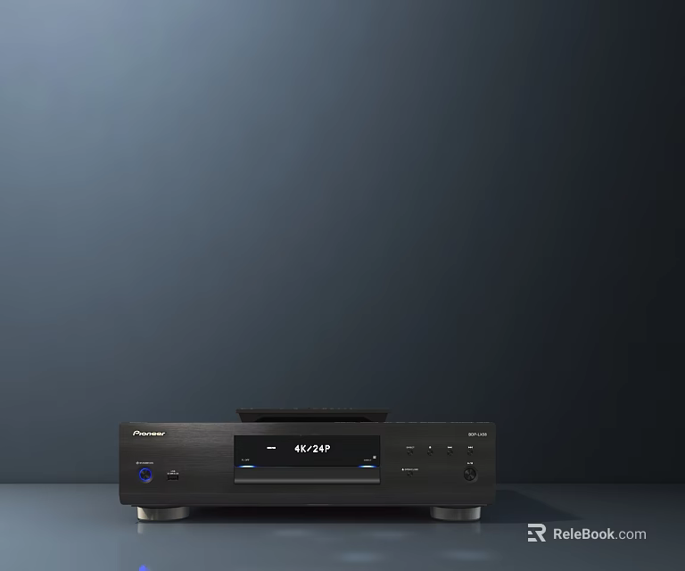 Pioneer Black Audio Stereo System With Digital Display And Front Panel Controls 3d model 