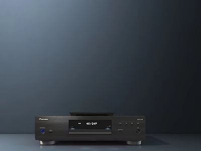 Pioneer Black Audio Stereo System With Digital Display And Front Panel Controls 3d model