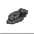Natural Wood Stone Material With Rough Gray Texture And Solid Natural Structure