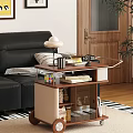 Modern and ancient style side a few mobile side a few sofa side a few finished products side a few 3d model