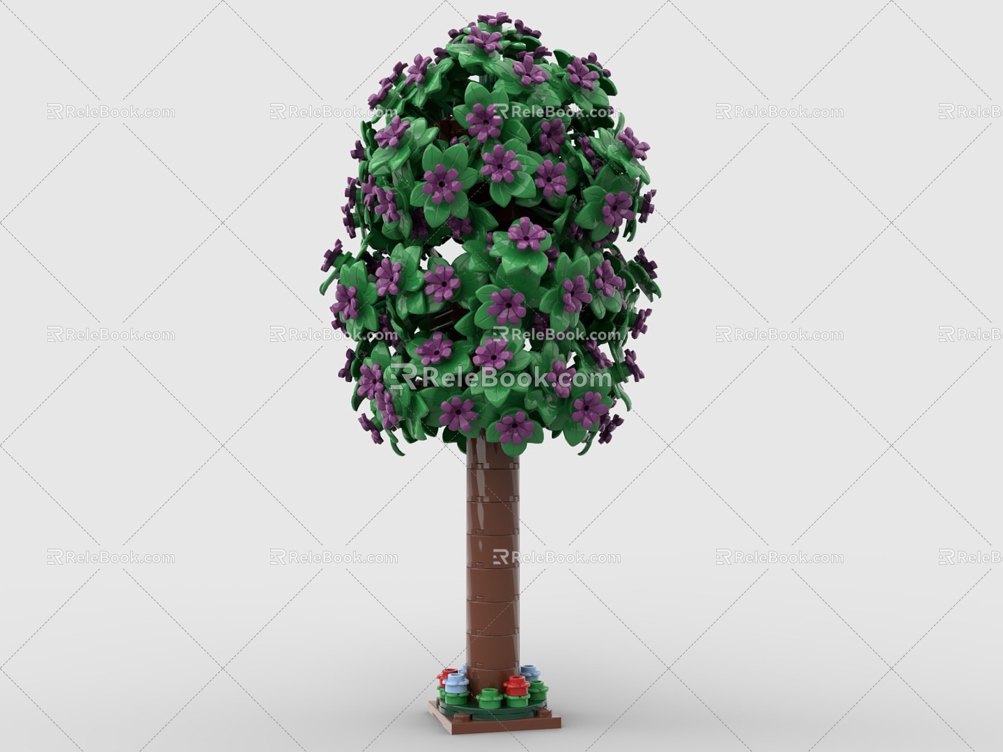 LEGO Toys Building Blocks Trees Big Trees Trees Plants 3d model